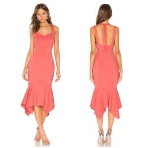 ELLIATT Glasshouse Dress in Pink Crepe Size Small